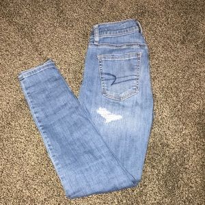 hi rise american eagle jegging